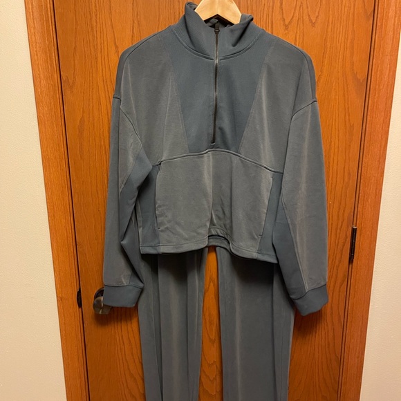 Athleta Blue Jumpsuit - Picture 1 of 6